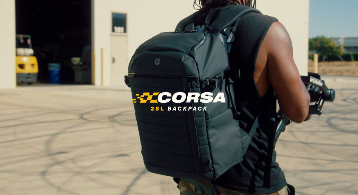 素早いアクセスと機動力を追求したカメラバックパック「Corsa 28L」が登場