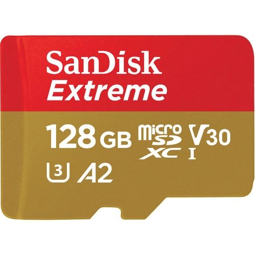 SanDisk Extreme microSD メモリカード - 128GB|SDSQXAA-128G-GN6MN