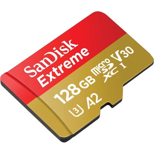 SanDisk Extreme microSD メモリカード - 128GB|SDSQXAA-128G-GN6MN