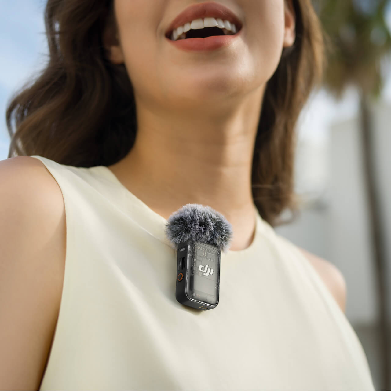 【超美品】DJI Mic 2 トランスミッター（パールホワイト） DJI MIC 2 トランスミッター マイク2 パールホワイト プロ仕様